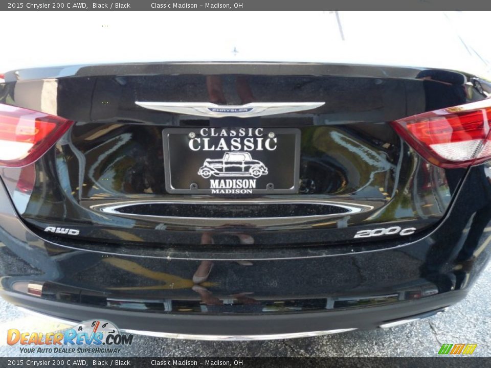 2015 Chrysler 200 C AWD Black / Black Photo #2