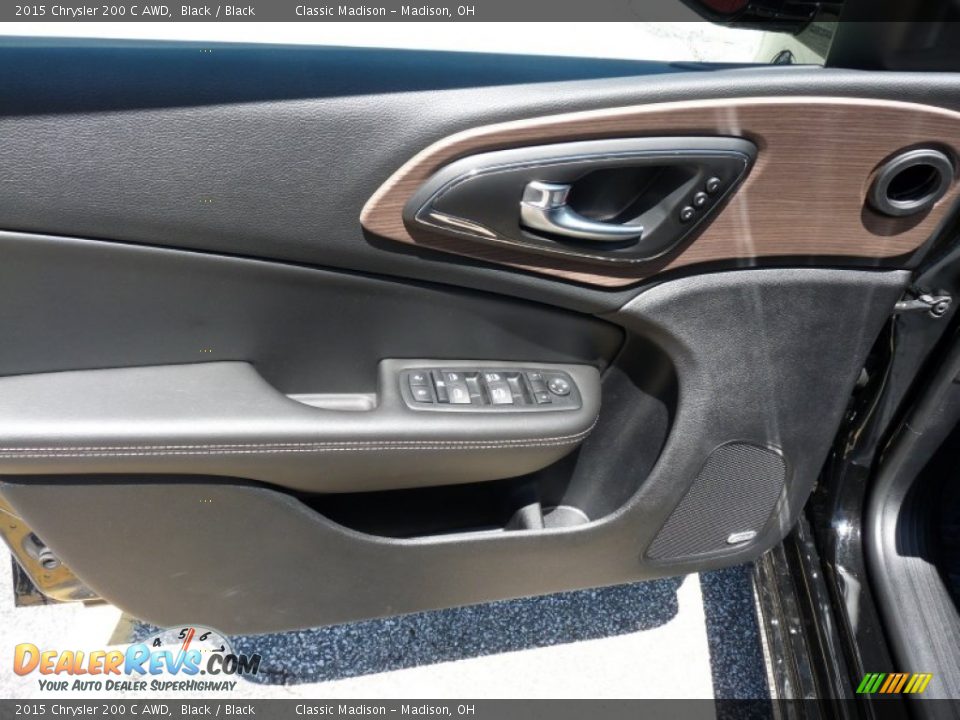 2015 Chrysler 200 C AWD Black / Black Photo #3