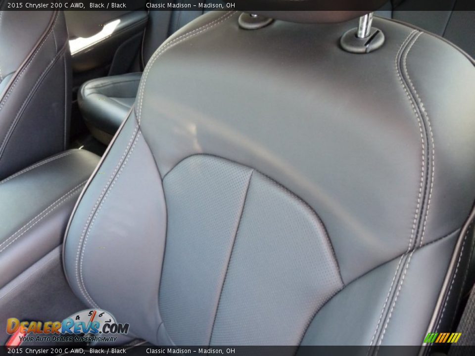 2015 Chrysler 200 C AWD Black / Black Photo #5