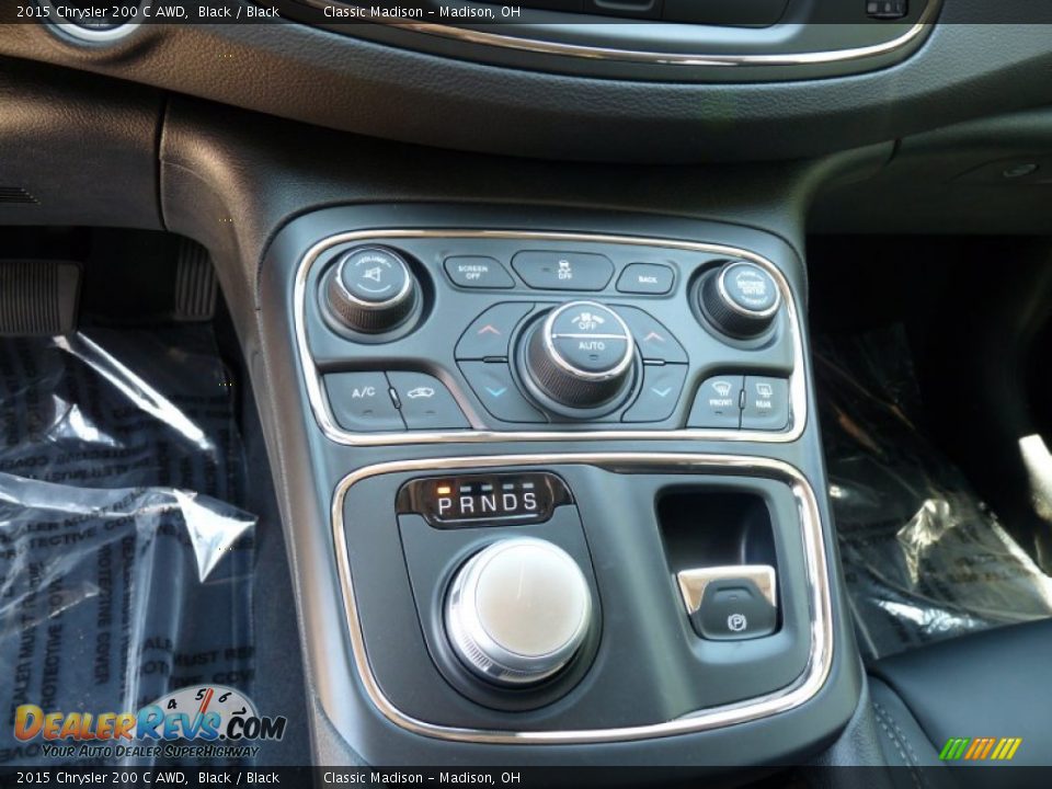 2015 Chrysler 200 C AWD Black / Black Photo #9