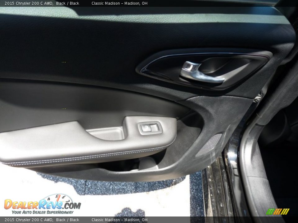 2015 Chrysler 200 C AWD Black / Black Photo #10