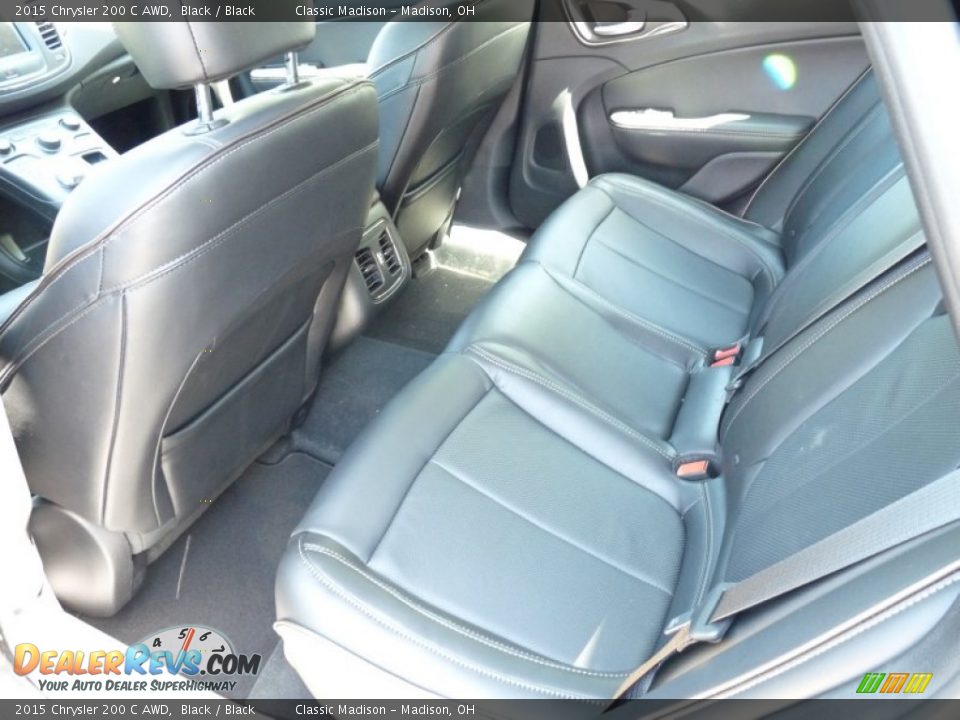 2015 Chrysler 200 C AWD Black / Black Photo #11