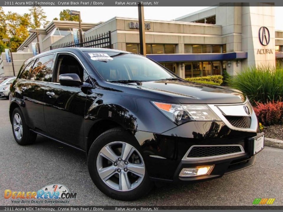 2011 Acura MDX Technology Crystal Black Pearl / Ebony Photo #1