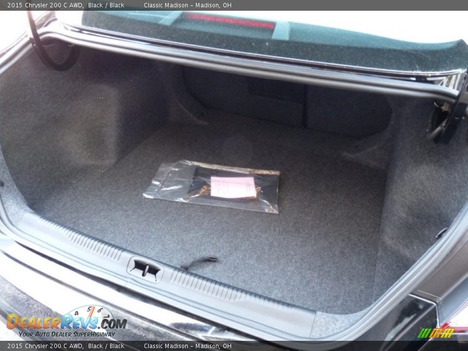 2015 Chrysler 200 C AWD Black / Black Photo #12