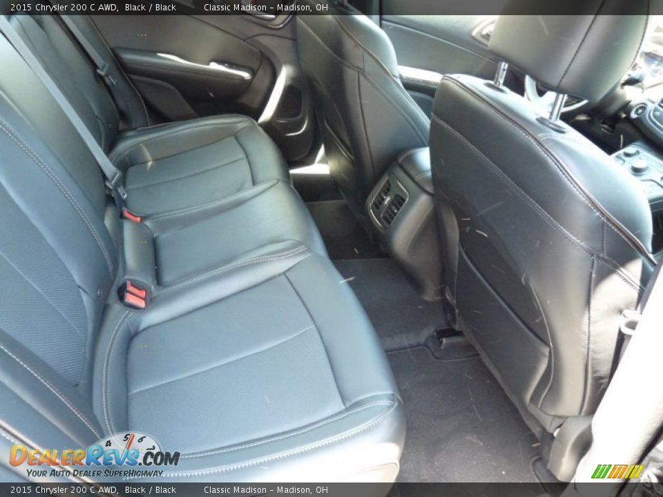 2015 Chrysler 200 C AWD Black / Black Photo #13