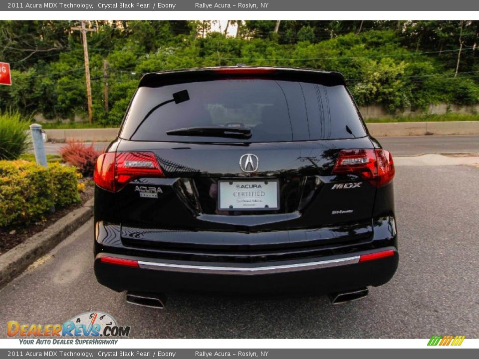 2011 Acura MDX Technology Crystal Black Pearl / Ebony Photo #6