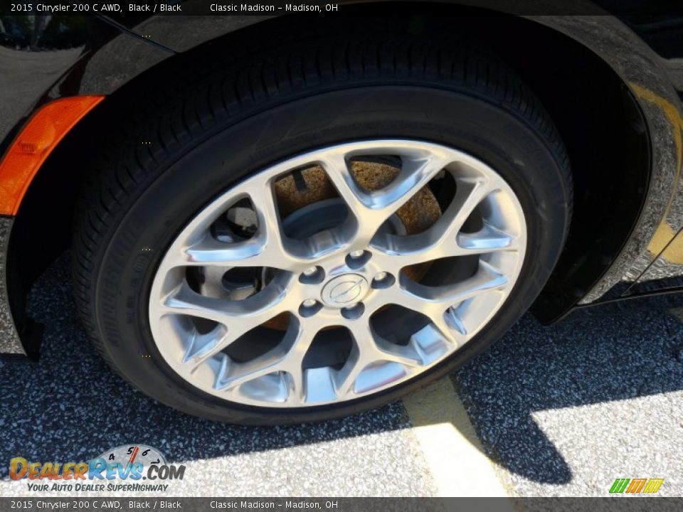 2015 Chrysler 200 C AWD Black / Black Photo #18