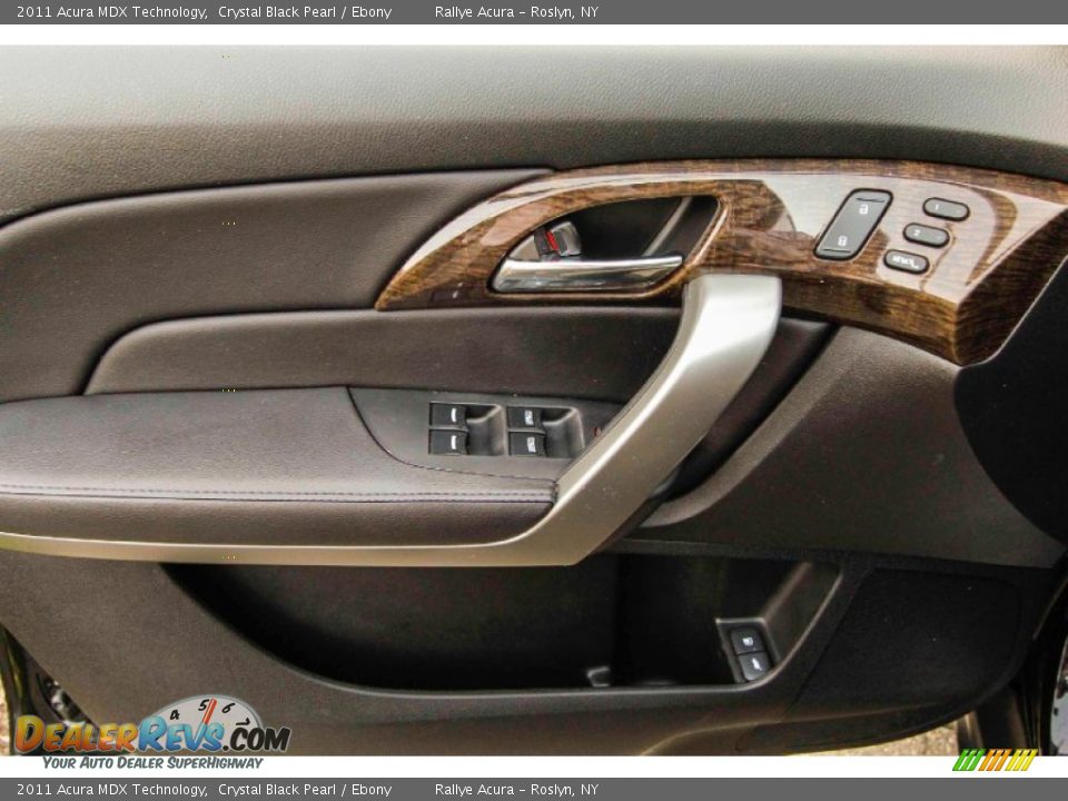 2011 Acura MDX Technology Crystal Black Pearl / Ebony Photo #8
