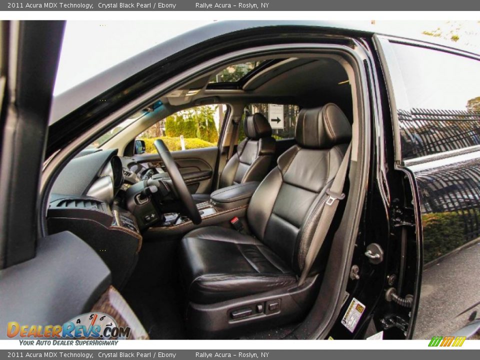 2011 Acura MDX Technology Crystal Black Pearl / Ebony Photo #9
