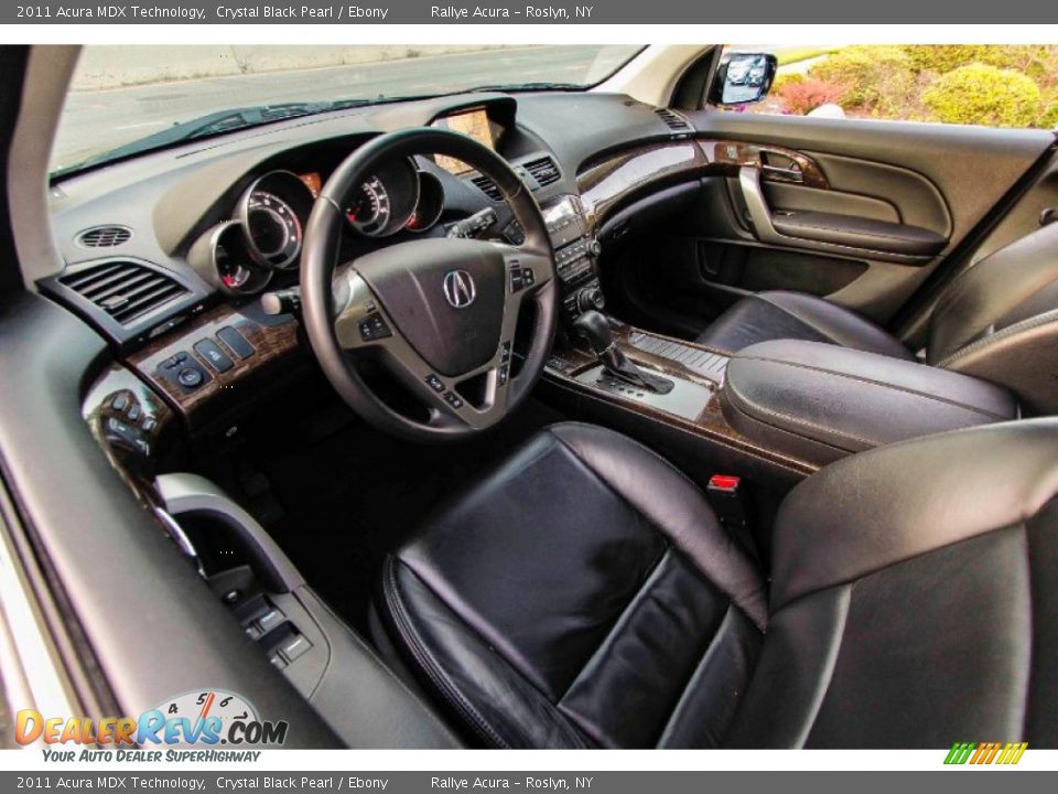 2011 Acura MDX Technology Crystal Black Pearl / Ebony Photo #10