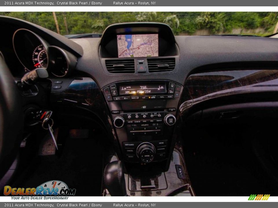 2011 Acura MDX Technology Crystal Black Pearl / Ebony Photo #11