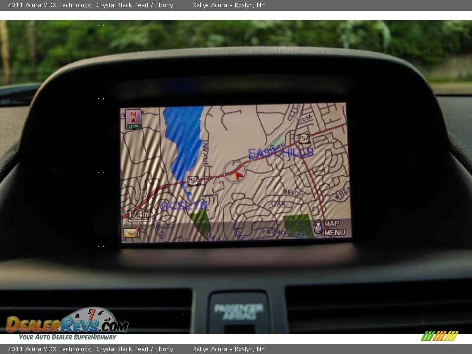 2011 Acura MDX Technology Crystal Black Pearl / Ebony Photo #12