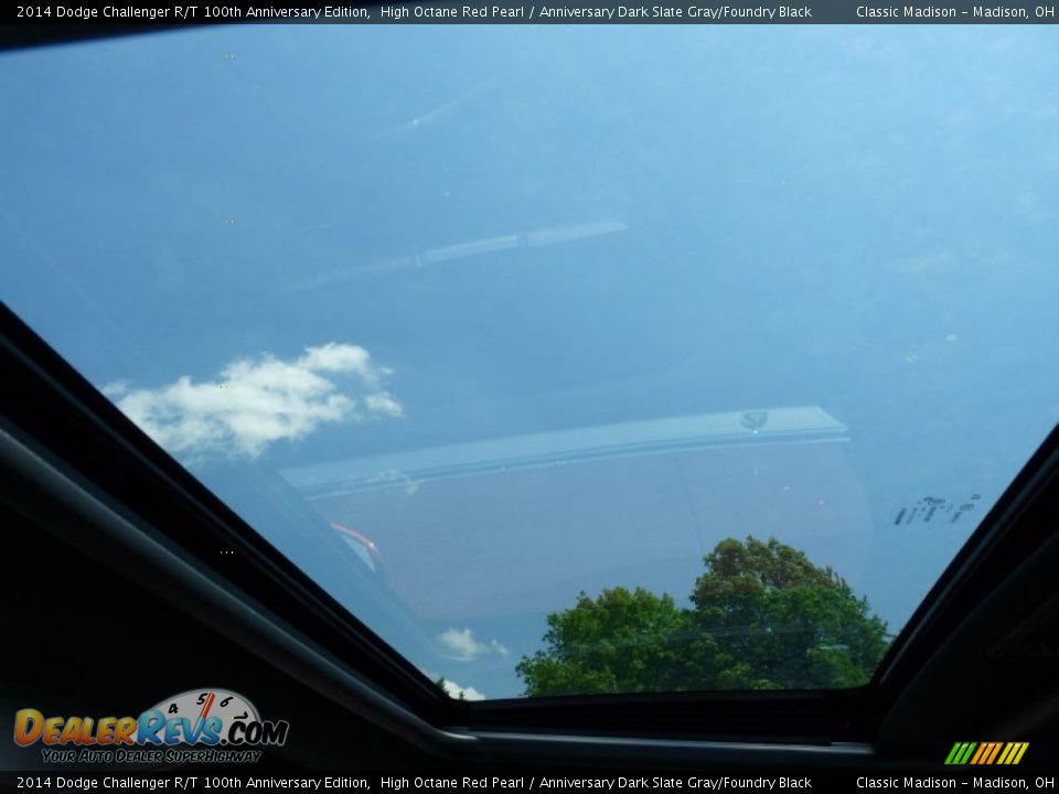 2014 Dodge Challenger R/T 100th Anniversary Edition High Octane Red Pearl / Anniversary Dark Slate Gray/Foundry Black Photo #7