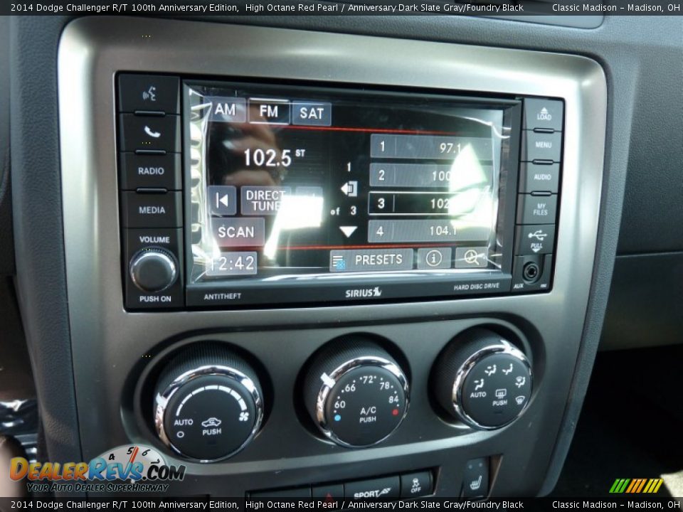 2014 Dodge Challenger R/T 100th Anniversary Edition High Octane Red Pearl / Anniversary Dark Slate Gray/Foundry Black Photo #8