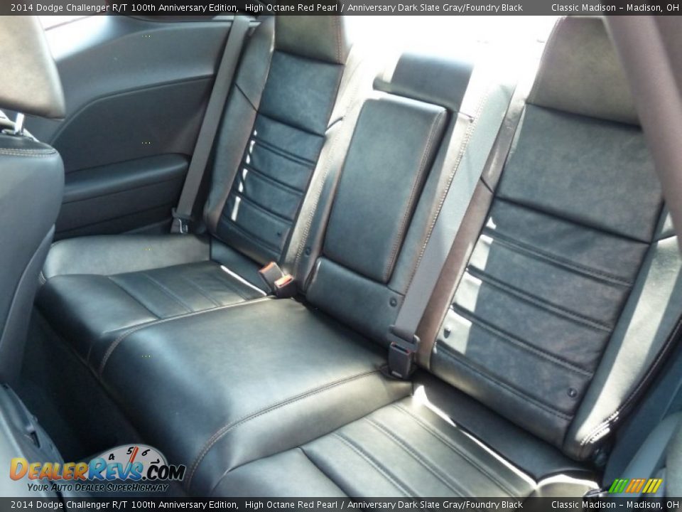 2014 Dodge Challenger R/T 100th Anniversary Edition High Octane Red Pearl / Anniversary Dark Slate Gray/Foundry Black Photo #10