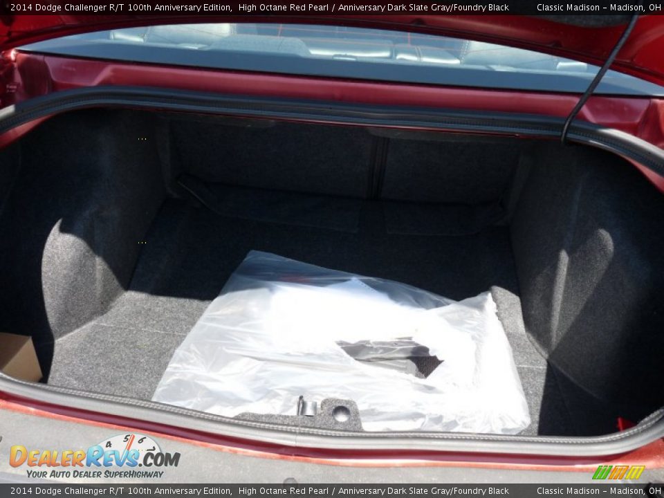 2014 Dodge Challenger R/T 100th Anniversary Edition High Octane Red Pearl / Anniversary Dark Slate Gray/Foundry Black Photo #11