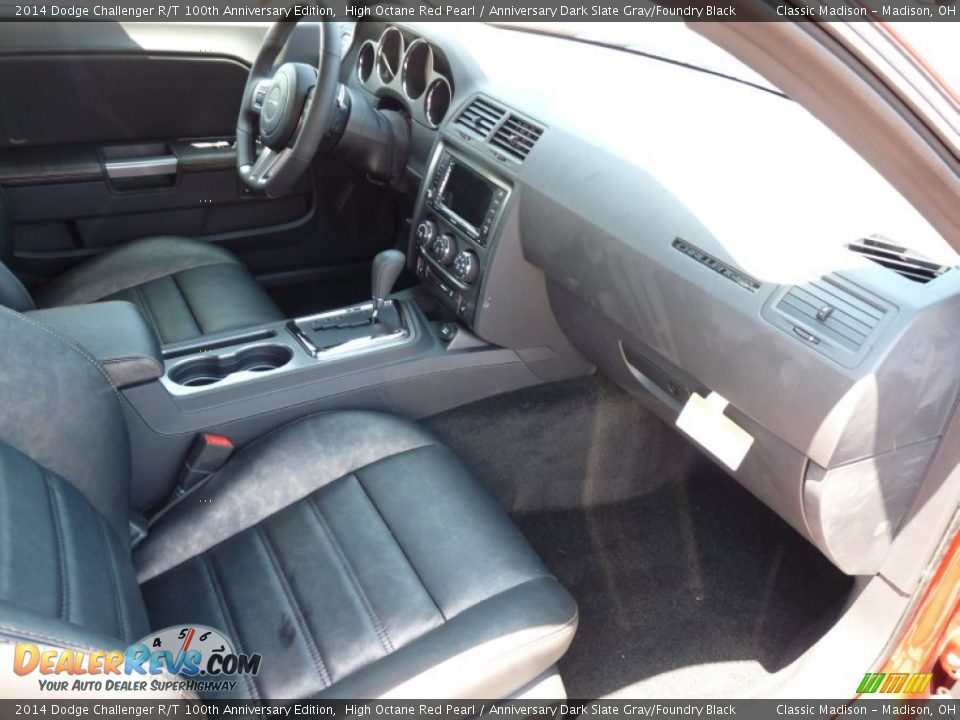 2014 Dodge Challenger R/T 100th Anniversary Edition High Octane Red Pearl / Anniversary Dark Slate Gray/Foundry Black Photo #13