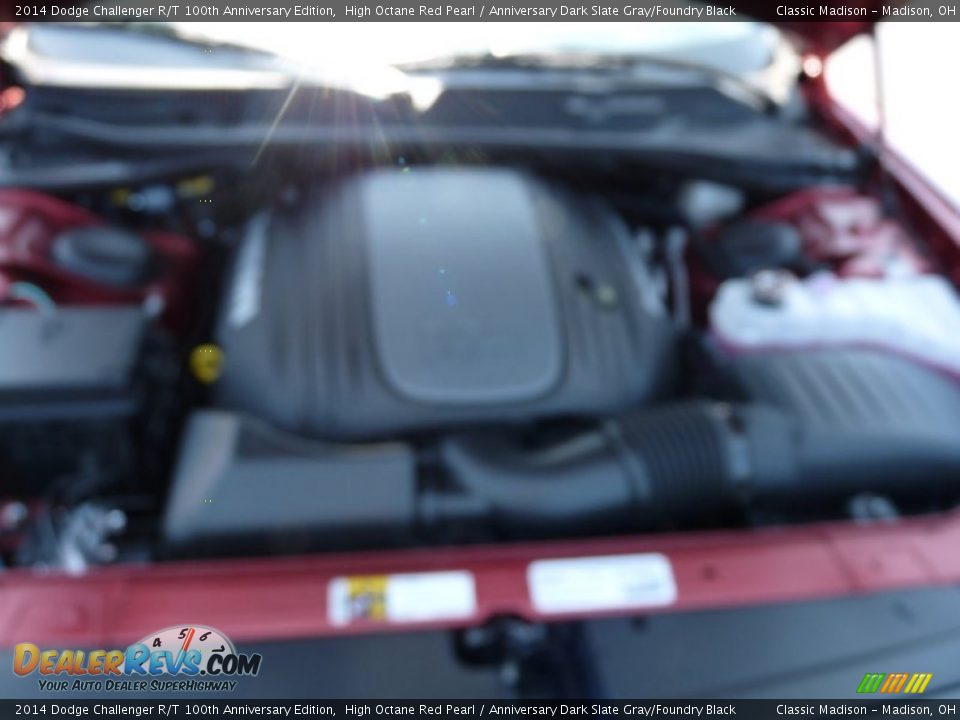 2014 Dodge Challenger R/T 100th Anniversary Edition High Octane Red Pearl / Anniversary Dark Slate Gray/Foundry Black Photo #15