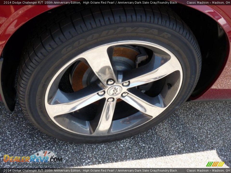 2014 Dodge Challenger R/T 100th Anniversary Edition High Octane Red Pearl / Anniversary Dark Slate Gray/Foundry Black Photo #17