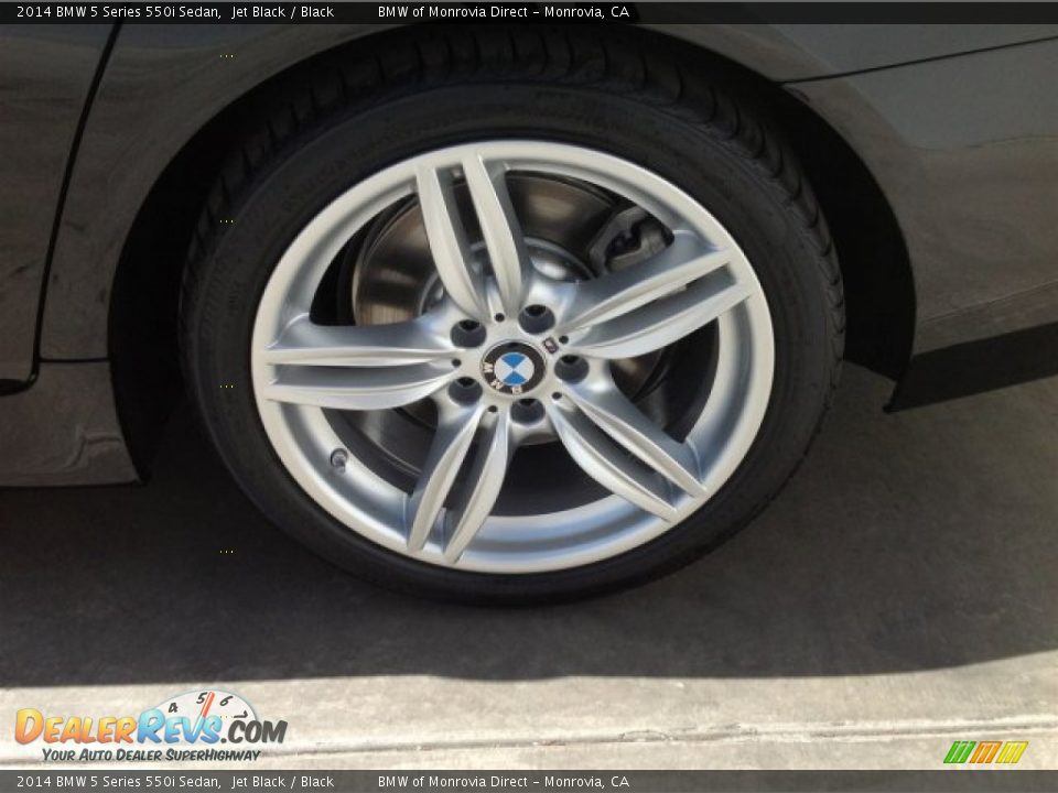 2014 BMW 5 Series 550i Sedan Jet Black / Black Photo #4
