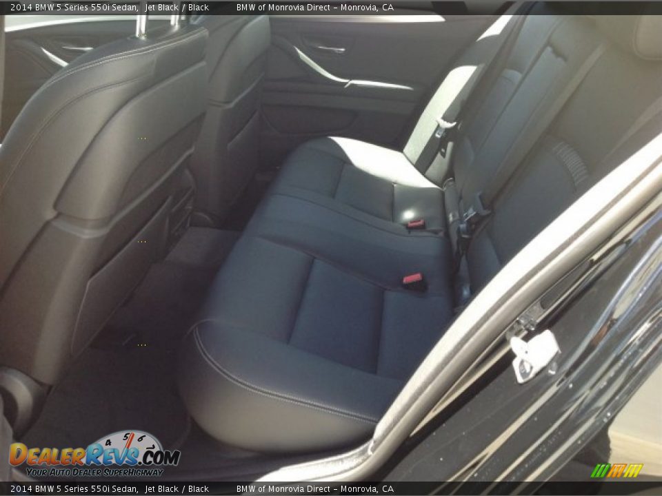 2014 BMW 5 Series 550i Sedan Jet Black / Black Photo #5