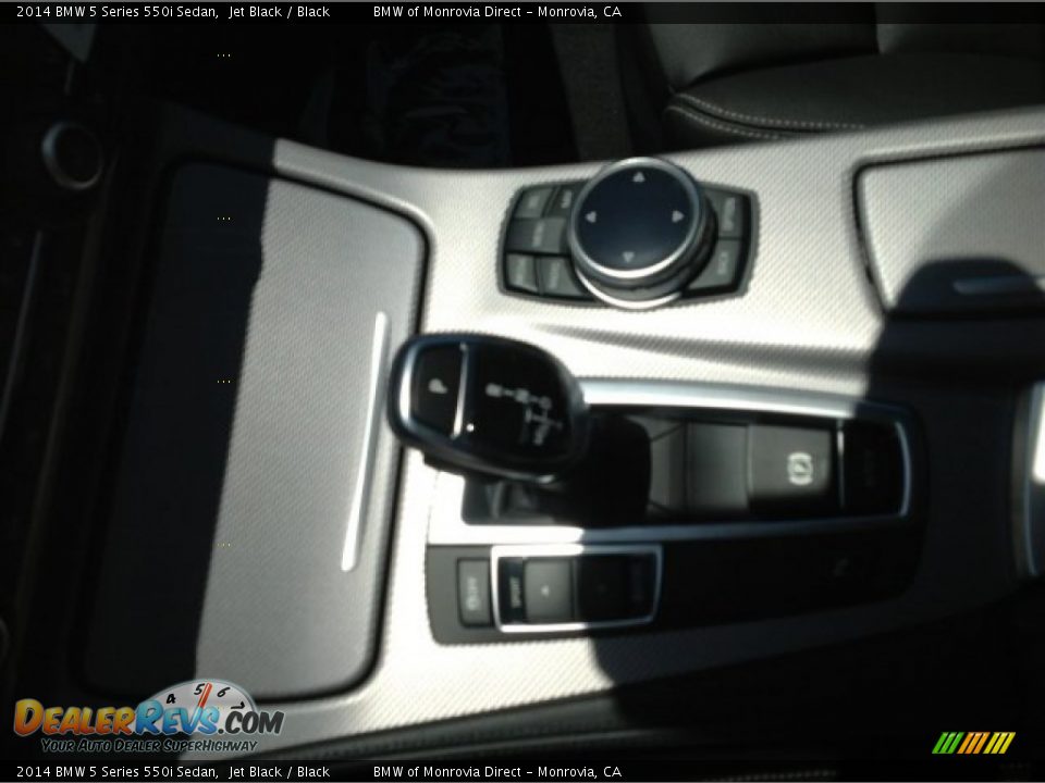 2014 BMW 5 Series 550i Sedan Jet Black / Black Photo #7