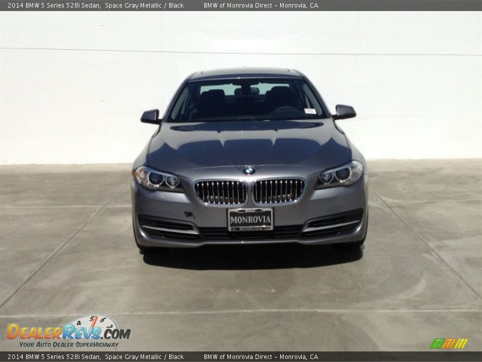 2014 BMW 5 Series 528i Sedan Space Gray Metallic / Black Photo #3