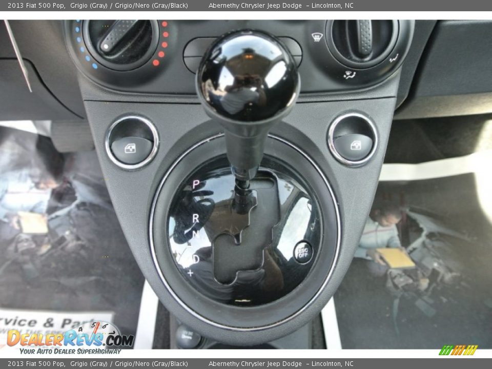 2013 Fiat 500 Pop Grigio (Gray) / Grigio/Nero (Gray/Black) Photo #15