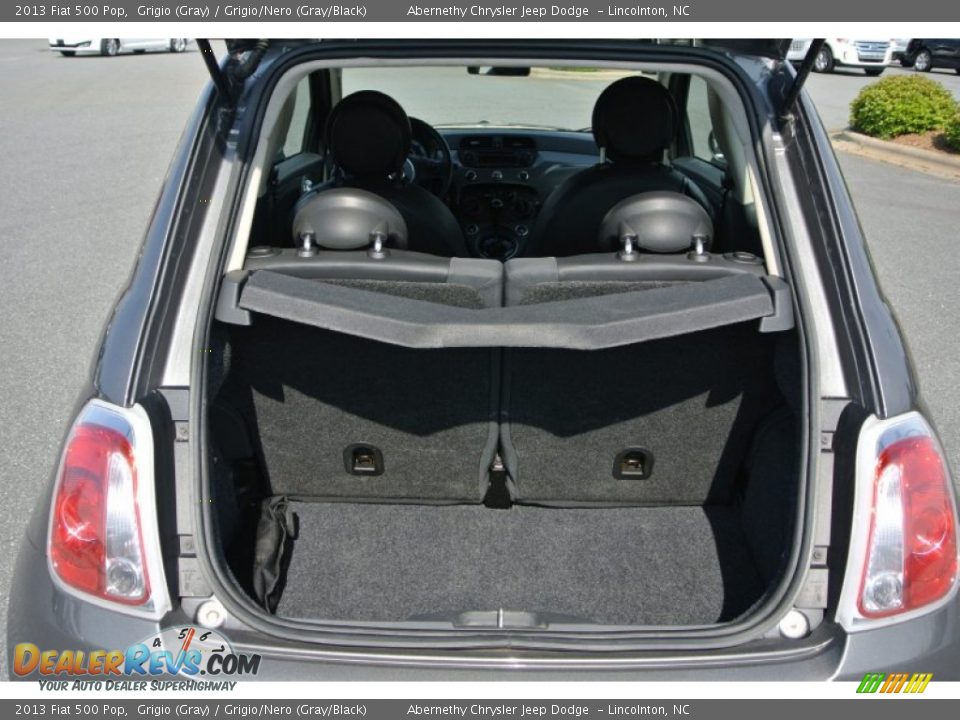 2013 Fiat 500 Pop Grigio (Gray) / Grigio/Nero (Gray/Black) Photo #17