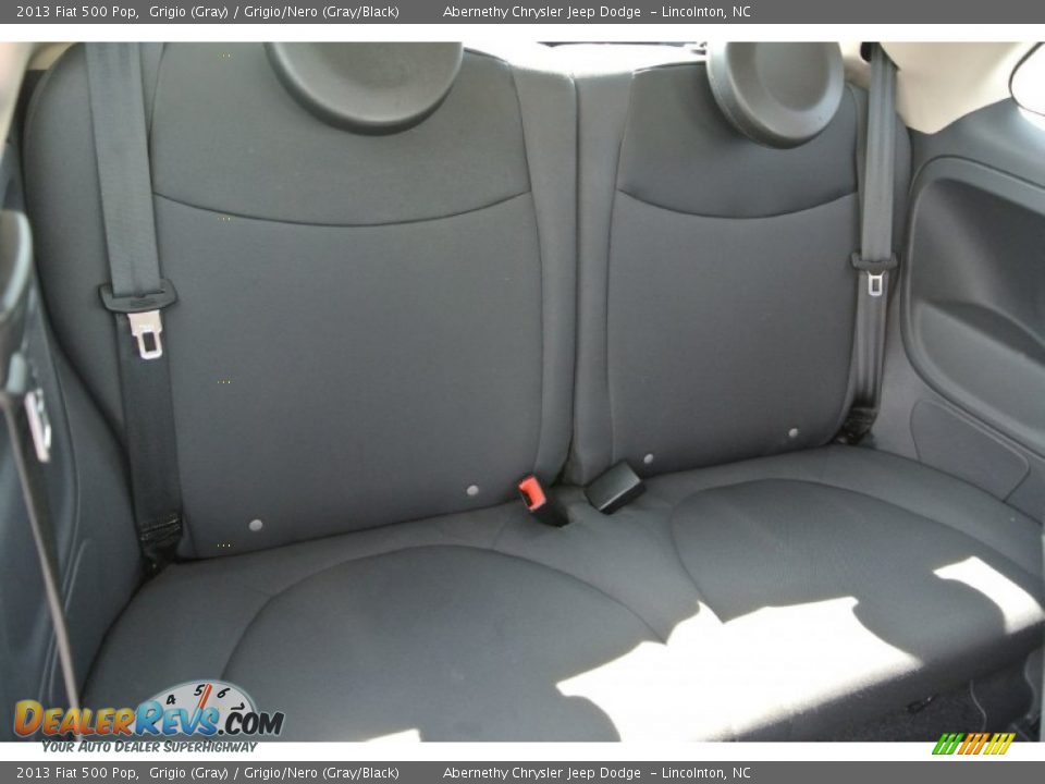 2013 Fiat 500 Pop Grigio (Gray) / Grigio/Nero (Gray/Black) Photo #18