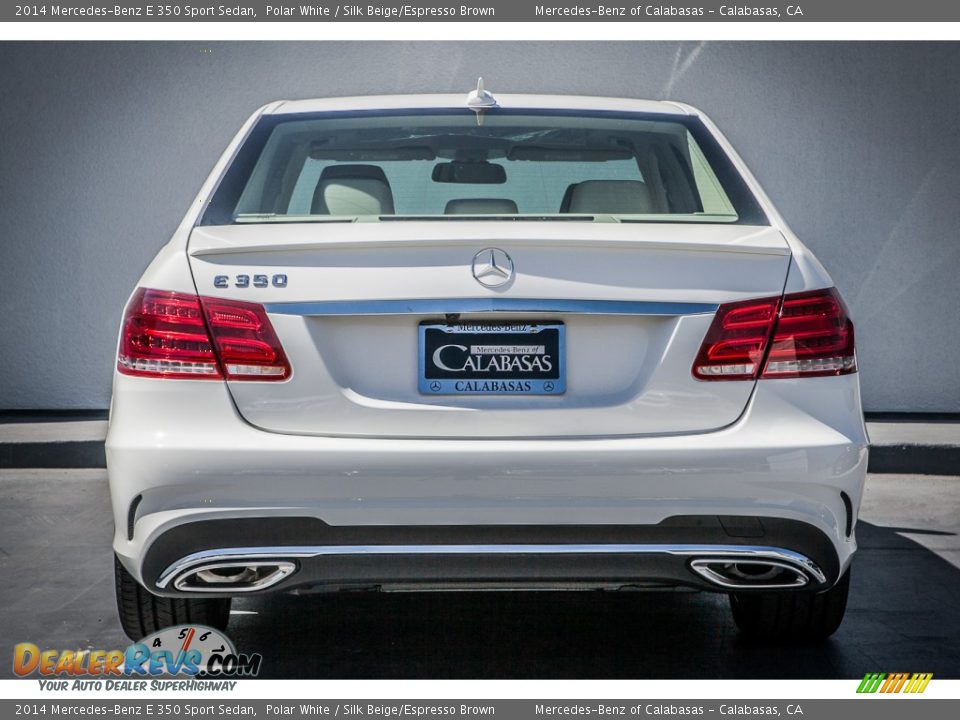 2014 Mercedes-Benz E 350 Sport Sedan Polar White / Silk Beige/Espresso Brown Photo #3