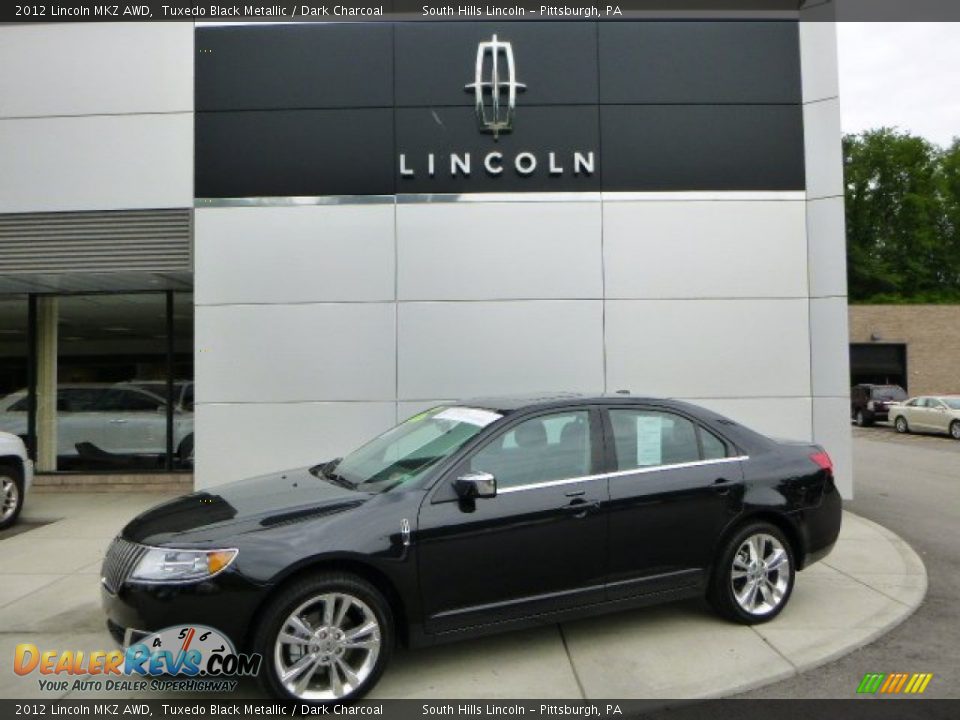 2012 Lincoln MKZ AWD Tuxedo Black Metallic / Dark Charcoal Photo #1