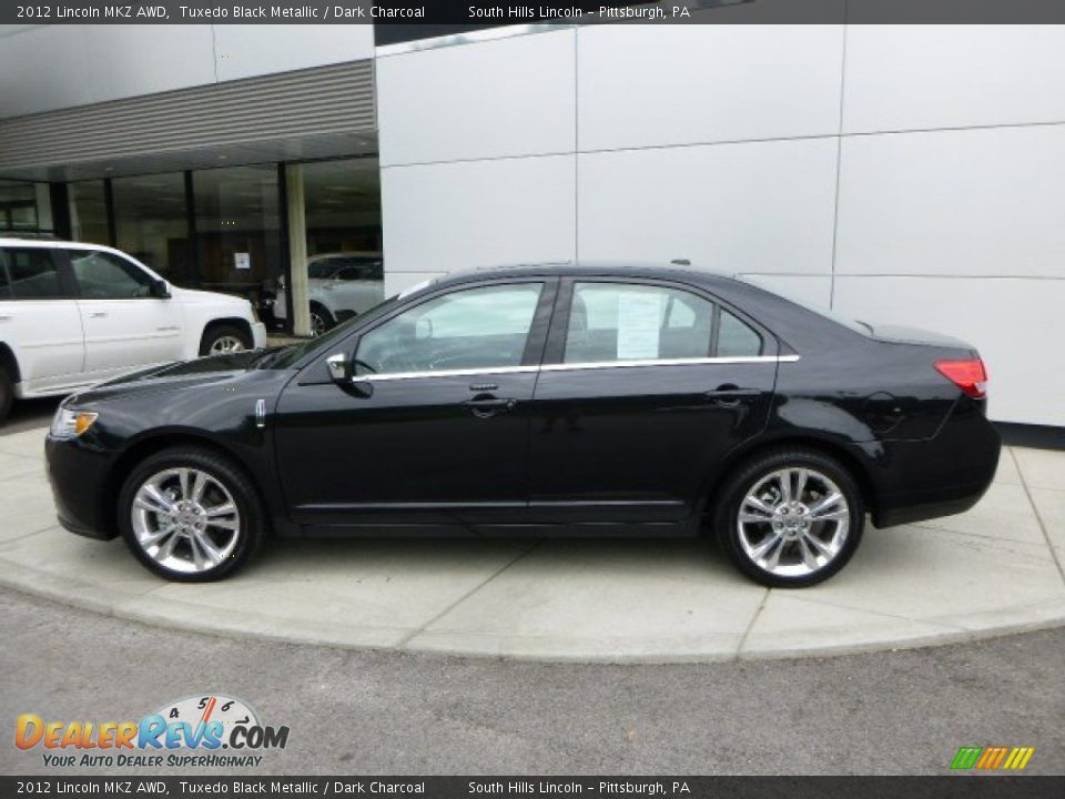 2012 Lincoln MKZ AWD Tuxedo Black Metallic / Dark Charcoal Photo #2