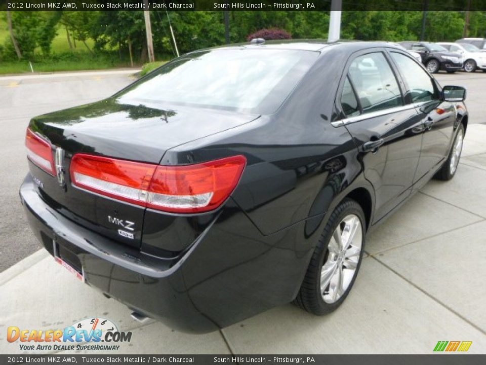 2012 Lincoln MKZ AWD Tuxedo Black Metallic / Dark Charcoal Photo #5