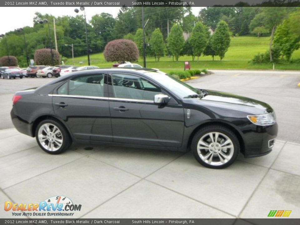 2012 Lincoln MKZ AWD Tuxedo Black Metallic / Dark Charcoal Photo #6
