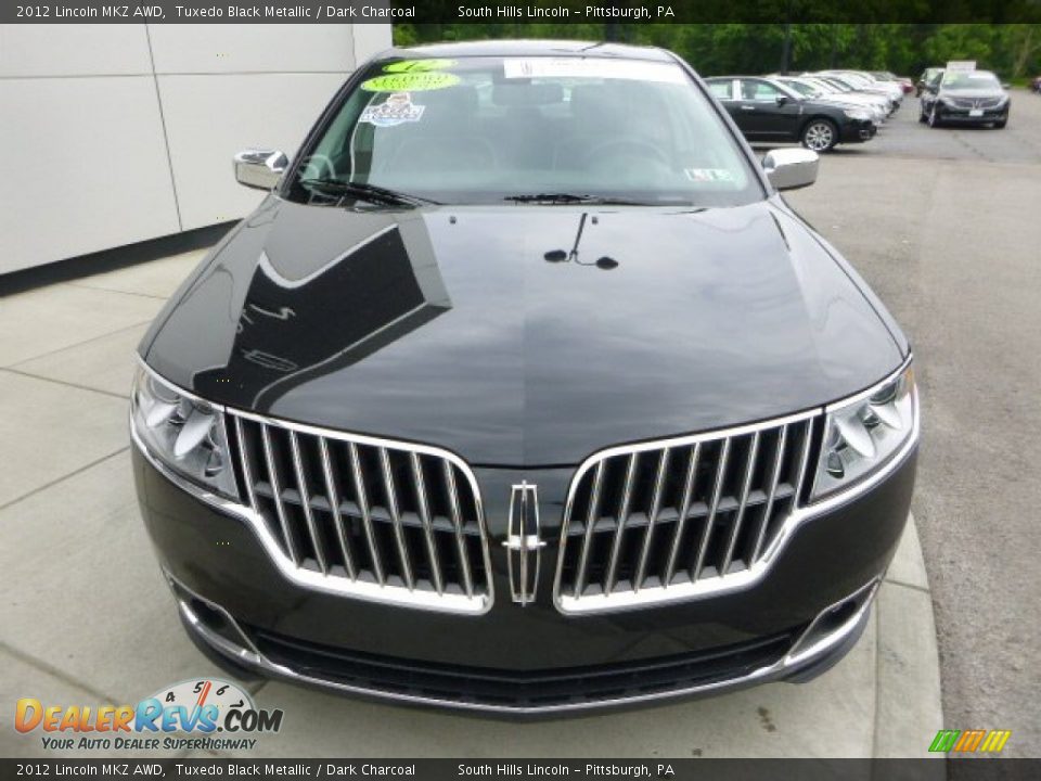 2012 Lincoln MKZ AWD Tuxedo Black Metallic / Dark Charcoal Photo #8
