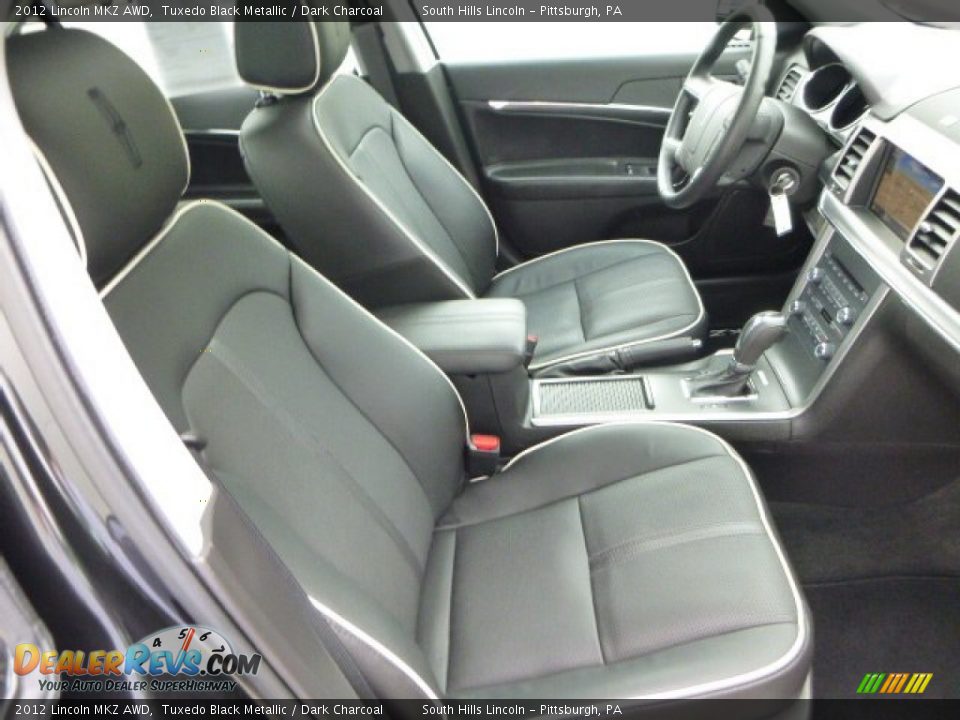 2012 Lincoln MKZ AWD Tuxedo Black Metallic / Dark Charcoal Photo #10