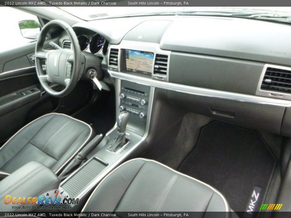 2012 Lincoln MKZ AWD Tuxedo Black Metallic / Dark Charcoal Photo #11