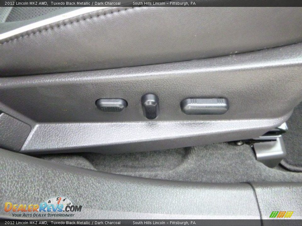 2012 Lincoln MKZ AWD Tuxedo Black Metallic / Dark Charcoal Photo #12