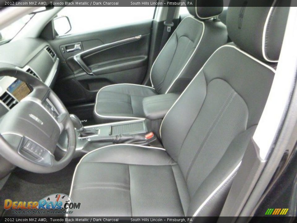 2012 Lincoln MKZ AWD Tuxedo Black Metallic / Dark Charcoal Photo #14