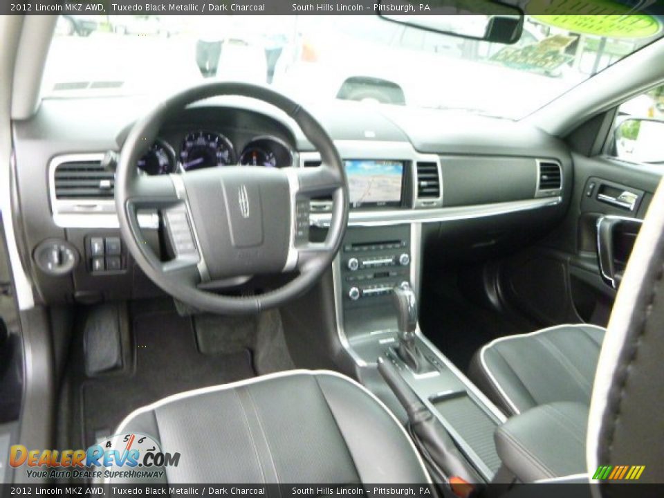 2012 Lincoln MKZ AWD Tuxedo Black Metallic / Dark Charcoal Photo #16