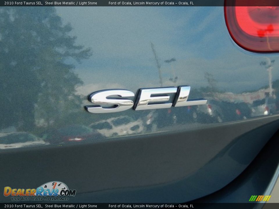 2010 Ford Taurus SEL Steel Blue Metallic / Light Stone Photo #9