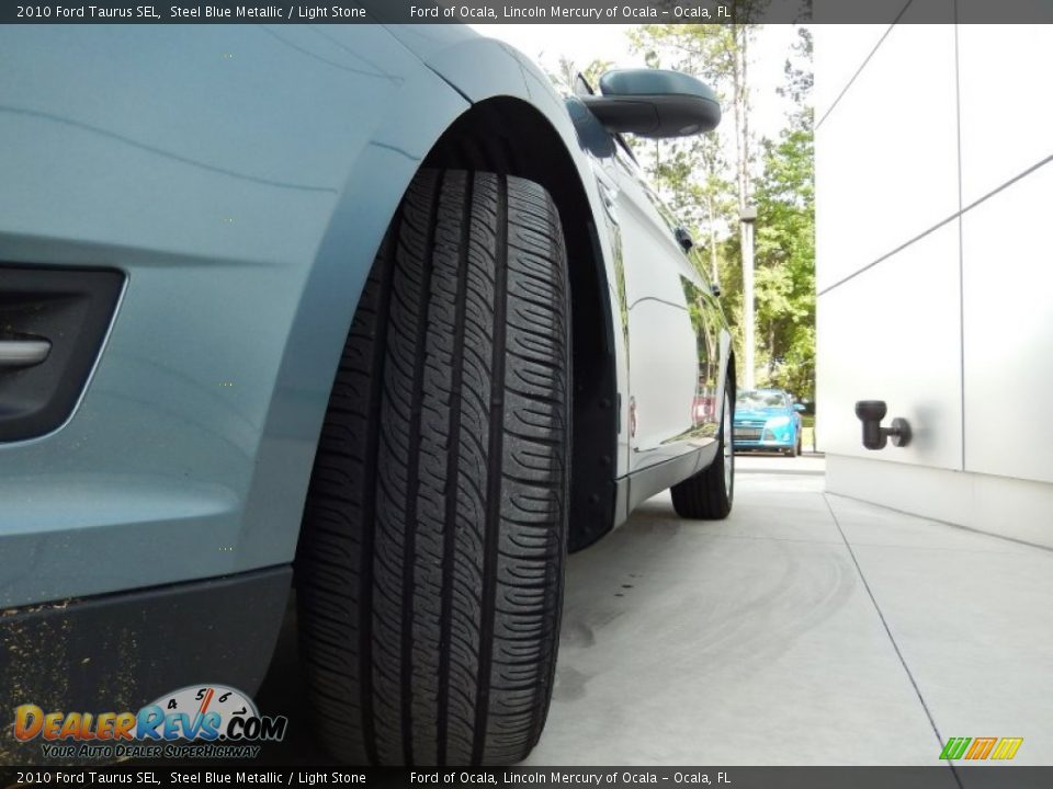 2010 Ford Taurus SEL Steel Blue Metallic / Light Stone Photo #11