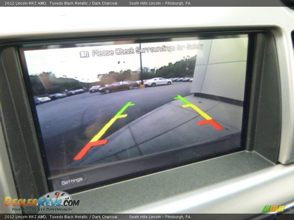 2012 Lincoln MKZ AWD Tuxedo Black Metallic / Dark Charcoal Photo #25