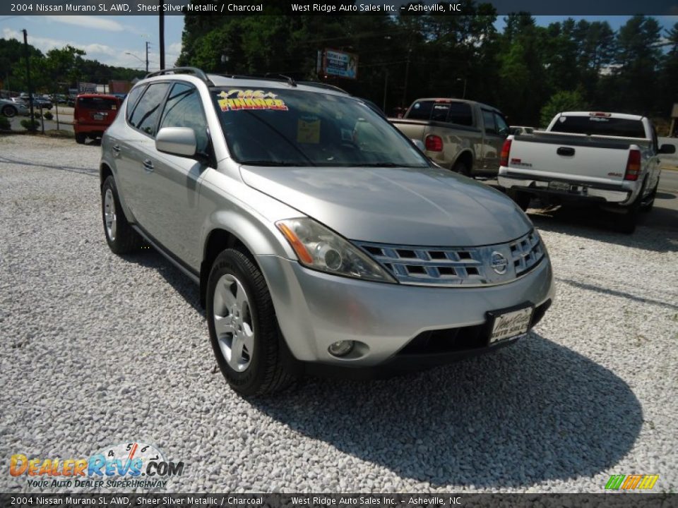2004 Nissan Murano SL AWD Sheer Silver Metallic / Charcoal Photo #3