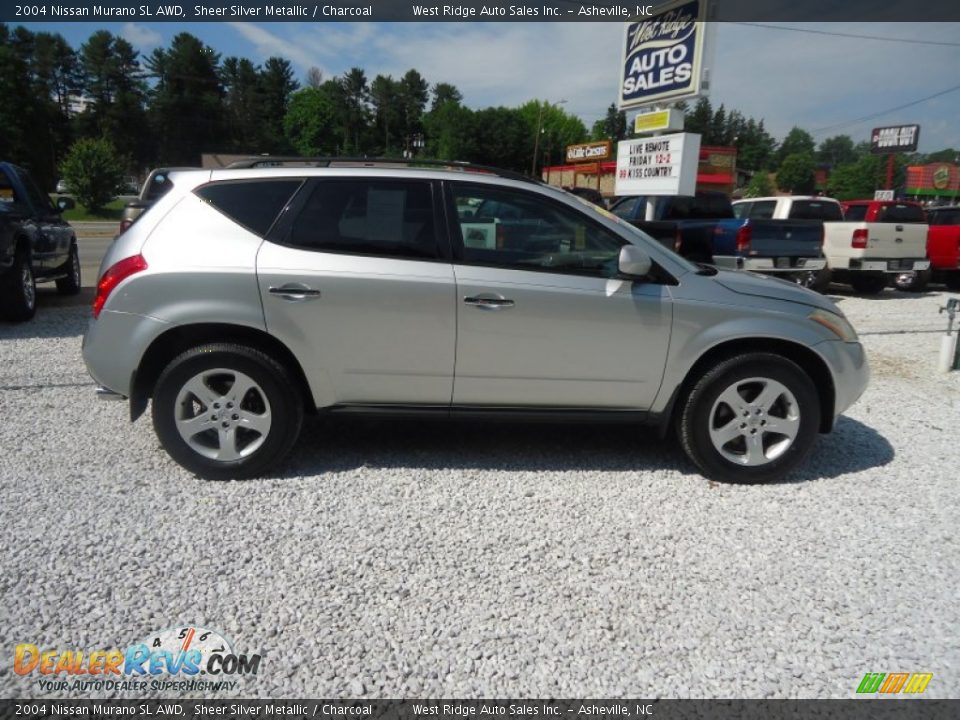 2004 Nissan Murano SL AWD Sheer Silver Metallic / Charcoal Photo #4