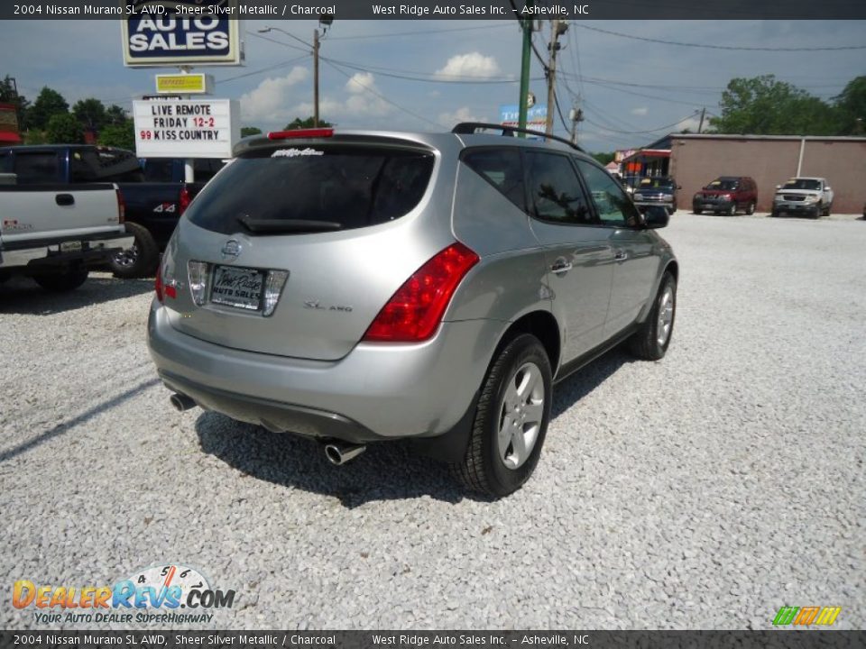 2004 Nissan Murano SL AWD Sheer Silver Metallic / Charcoal Photo #5