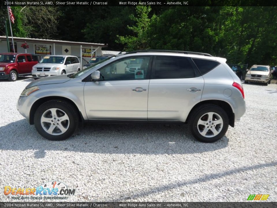 2004 Nissan Murano SL AWD Sheer Silver Metallic / Charcoal Photo #8