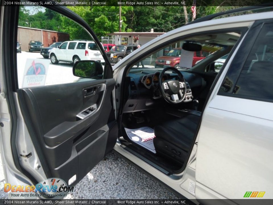 2004 Nissan Murano SL AWD Sheer Silver Metallic / Charcoal Photo #9