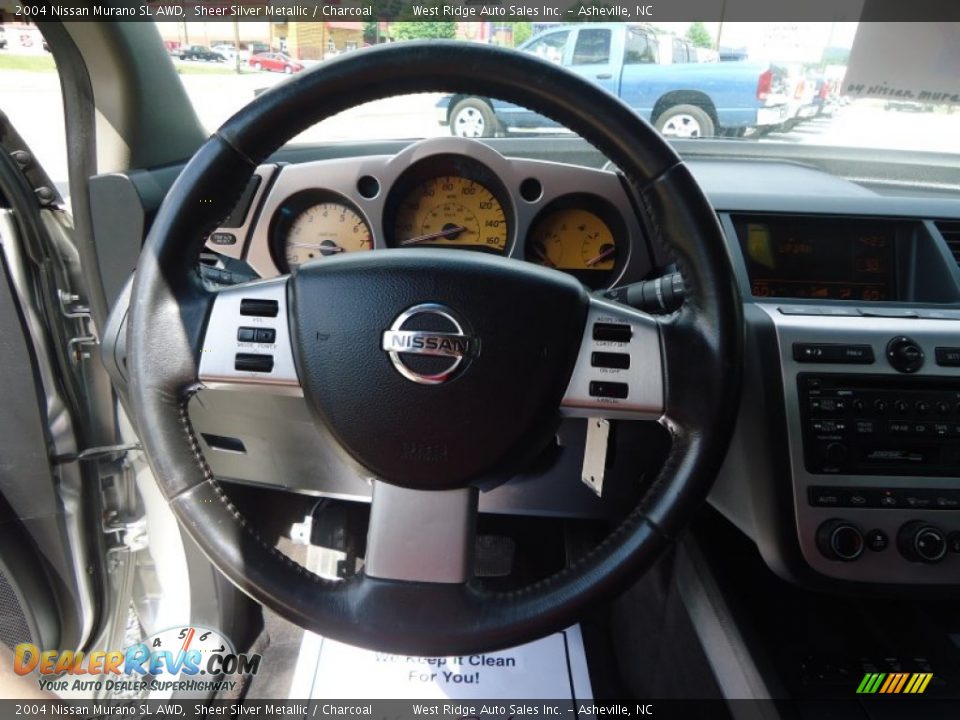 2004 Nissan Murano SL AWD Sheer Silver Metallic / Charcoal Photo #15